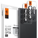 Spigen Optik.TR EZ Fit Camera Lens Protector 2-Pack - Lens protection glass for Samsung Galaxy S24 Ultra (2 pcs) (Black)