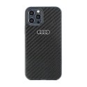 Audi Carbon Fiber - Case for iPhone 12 / iPhone 12 Pro (Black)