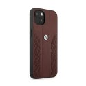 BMW Leather Curve Perforate HC - Case for iPhone 13 (Red)