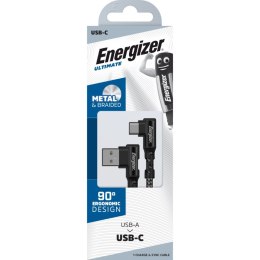 Energizer Ultimate - USB-A to USB-C gaming cable 90° 2m (Black)