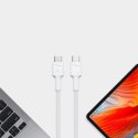 Green Cell PowerStream - USB-C - USB-C cable 30 cm Power Delivery 60W, QC 3.0 (white)