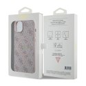 Guess 4G Collection Leather Metal Logo MagSafe - Case iPhone 15/14/13 (Pink)