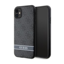 Guess 4G Printed Stripe - Case for iPhone 11 / iPhone XR (Gray)