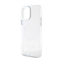 Guess Metal Outline MagSafe - Case for iPhone 12 / iPhone 12 Pro (Transparent / Silver)