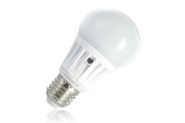 Integral LED Light Bulb E27 Auto Sensor Classic Globe (GLS) 6.5W (40W) 2700K 450lm Frosted Warm White
