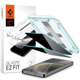 Spigen GLAS.TR EZ FIT Privacy 2-Pack - Tempered glass with privacy filter for Samsung Galaxy S24 2 pcs