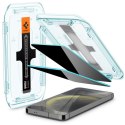 Spigen GLAS.TR EZ FIT Privacy 2-Pack - Tempered glass with privacy filter for Samsung Galaxy S24 2 pcs
