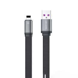 WEKOME WDC-156 King Kong 2nd gen - USB-A to Lightning 6A Fast Charging 1.3m Connecting Cable (Black)