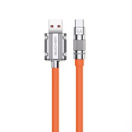 WEKOME WDC-186 Wingle Series - USB-A to USB-C Fast Charging Connection Cable 1 m (Orange)