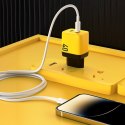 WEKOME WP-U128 - 2x USB-C Super Fast Charge GaN 40W mains charger (Yellow)