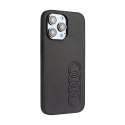 Audi Synthetic Leather - Case for iPhone 14 Pro Max (Black)