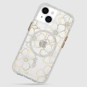 Case-Mate Floral Gems MagSafe - Case for iPhone 15 / iPhone 14 / iPhone 13 (Gold)