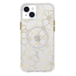 Case-Mate Floral Gems MagSafe - iPhone 15 Plus Case (Gold)