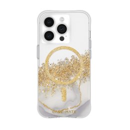 Case-Mate Karat MagSafe - Gold Decorated iPhone 15 Pro Case (Marble)