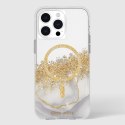 Case-Mate Karat MagSafe - Gold Decorated iPhone 15 Pro Max Case (Marble)