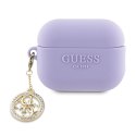 Guess 3D Rubber 4G Diamond Charm - Case for AirPods Pro 2 (Purple)