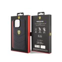 Ferrari Quilted Metal Logo - Case for iPhone 15 Pro Max (Black)