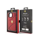 Ferrari Twist Metal Logo - Case for iPhone 15 (Red)