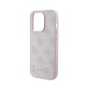 Guess 4G Metal Gold Logo - Case for iPhone 15 Pro (pink)