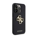 Guess Perforated 4G Glitter - iPhone 15 Pro Case (Black)