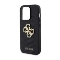 Guess Perforated 4G Glitter - iPhone 15 Pro Case (Black)