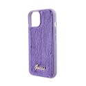 Guess Sequin Script Metal - Case for iPhone 15 (Purple)