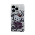 Hello Kitty IML Kitty On Bricks Graffiti - iPhone 15 Pro Case (white)