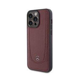 Mercedes Leather Urban Line - Case for iPhone 15 Pro Max (Red)