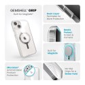 Speck Gemshell Grip + MagSafe - Case for iPhone 15 Plus / iPhone 14 Plus (Clear / Chrome Finish)