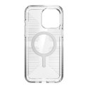 Speck Gemshell Grip + MagSafe - Case for iPhone 15 Pro Max (Clear / Chrome Finish)