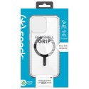 Speck Gemshell Grip + MagSafe - Case for iPhone 15 Pro Max (Clear / Chrome Finish)