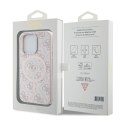 Guess 4G Collection Leather Metal Logo MagSafe - Case for iPhone 14 Pro (pink)