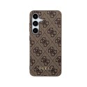 Guess 4G Metal Gold Logo - Case for Samsung Galaxy S24 (brown)