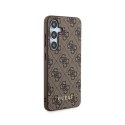 Guess 4G Metal Gold Logo - Case for Samsung Galaxy S24 (brown)