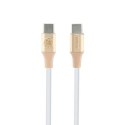 Guess Ebossed Logo - USB-C to USB-C Fast Charging cable 1.5m (gold)