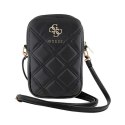 Guess Zip Quilted 4G - Phone bag (black)