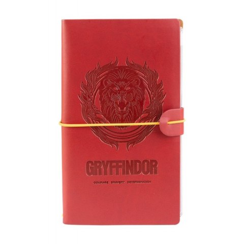 Harry Potter - Gryffindor leather travel notebook 12x19.6cm (Red)