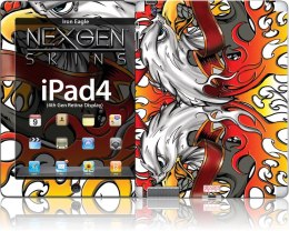 Nexgen Skins with 3D effect for iPad 2/3/4 (Iron Eagle 3D)