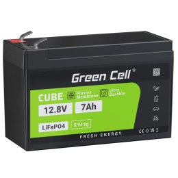 Green Cell - LiFePO4 12V 12.8V 7Ah battery for photovoltaic systems, motorhomes and boats