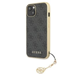 Guess 4G Charms Collection - Case for iPhone 13 (Grey)