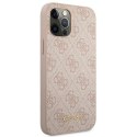 Guess 4G Metal Gold Logo - Case for iPhone 12 / iPhone 12 Pro (pink)