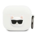 Karl Lagerfeld Choupette 3D - Case for Apple Airpods 3 (White)