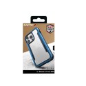 X-Doria Raptic Shield - Aluminum Case for iPhone 14 Pro (Drop-Tested 3m) (Marine Blue)