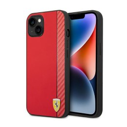 Ferrari Carbon - Case for iPhone 14 Plus (Red)