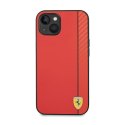 Ferrari Carbon - Case for iPhone 14 Plus (Red)