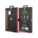 Ferrari Leather Stamp Sides - Case for iPhone 14 Plus (Black)