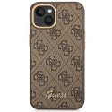 Guess 4G Metal Camera Outline Case - Case for iPhone 14 Plus (Brown)