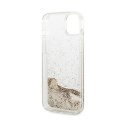 Guess Liquid Glitter Charms - Case for iPhone 14 Plus (Gold)