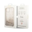 Guess Liquid Glitter Charms - Case for iPhone 14 Plus (Gold)