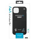 Presidio2 Grip - Case for iPhone 15 Plus / 14 Plus with MICROBAN coating (Black / Black / White)